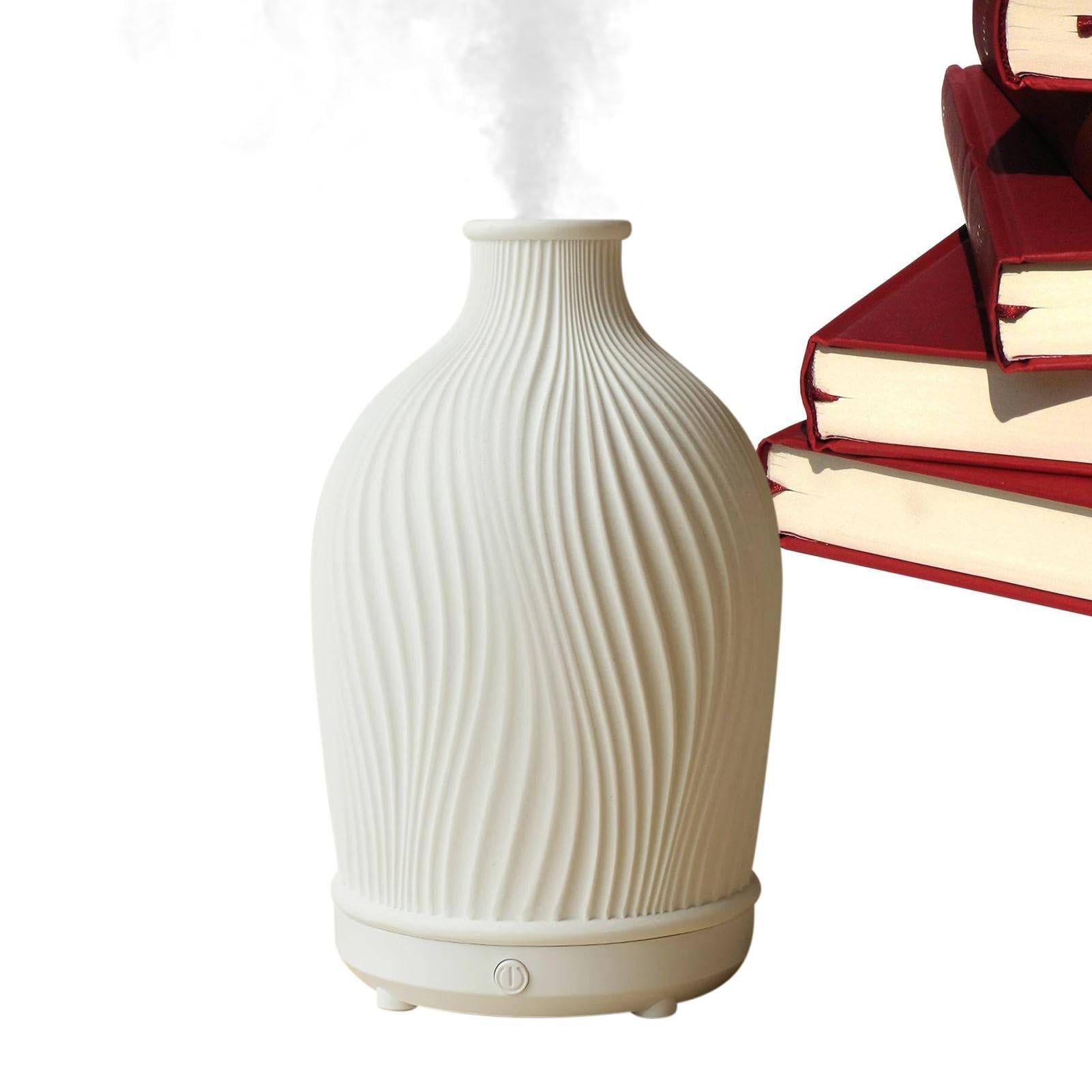Humidificateur en forme de vase ultrasonique en résine pour diffuseur d'huile