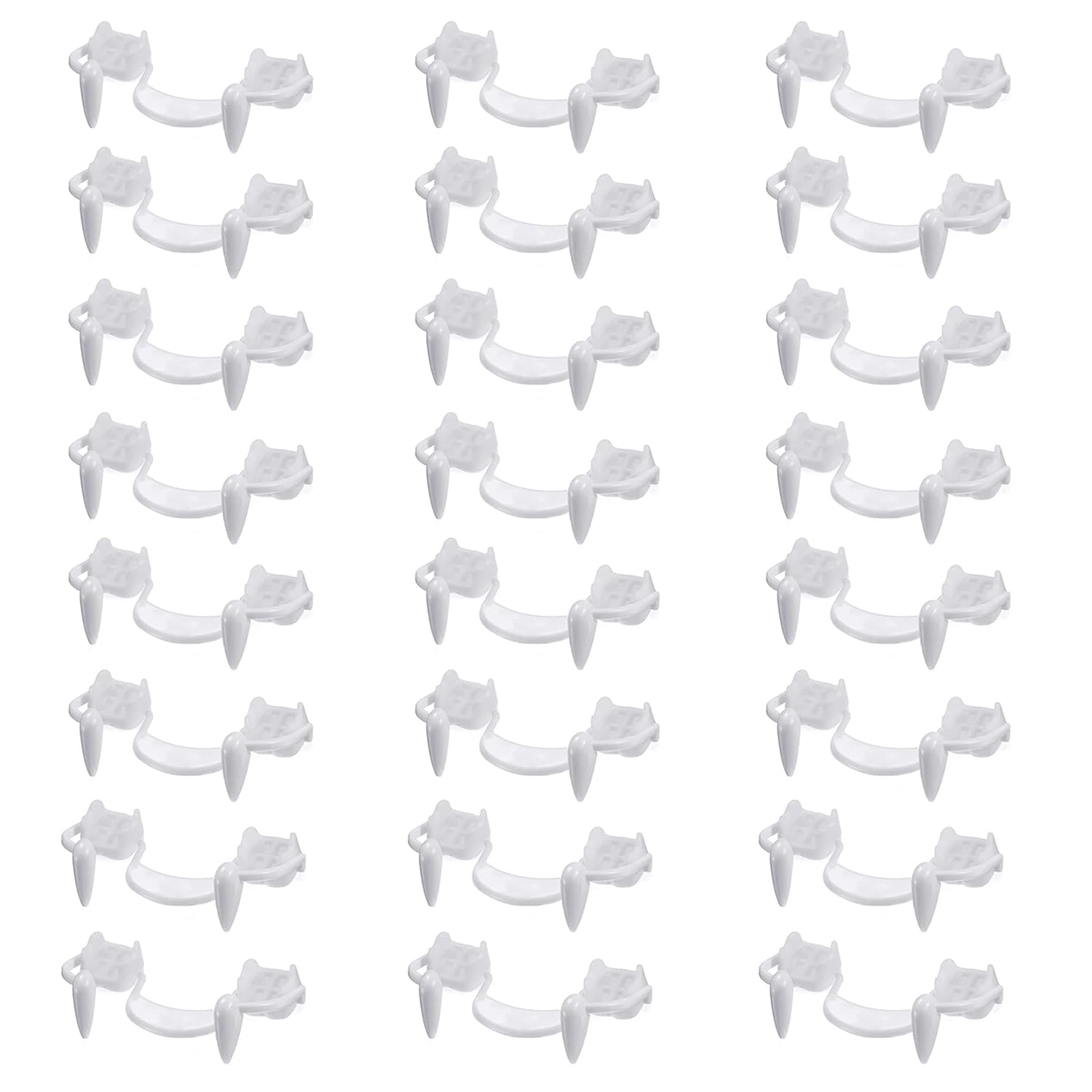 NAUZE Halloween Vampire Fangs Retractable Horrifying Vampire Fangs Teeth for Halloween Carnival Costume Party Cosplay Props (24)