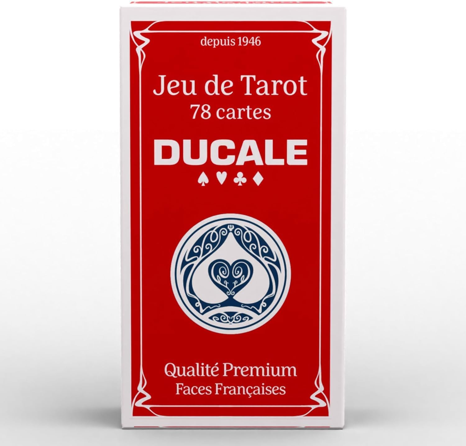 KEERCIGA Ducale Origine - Jeu de 78 Cartes - Jeu de Tarot - Fabriqué en France