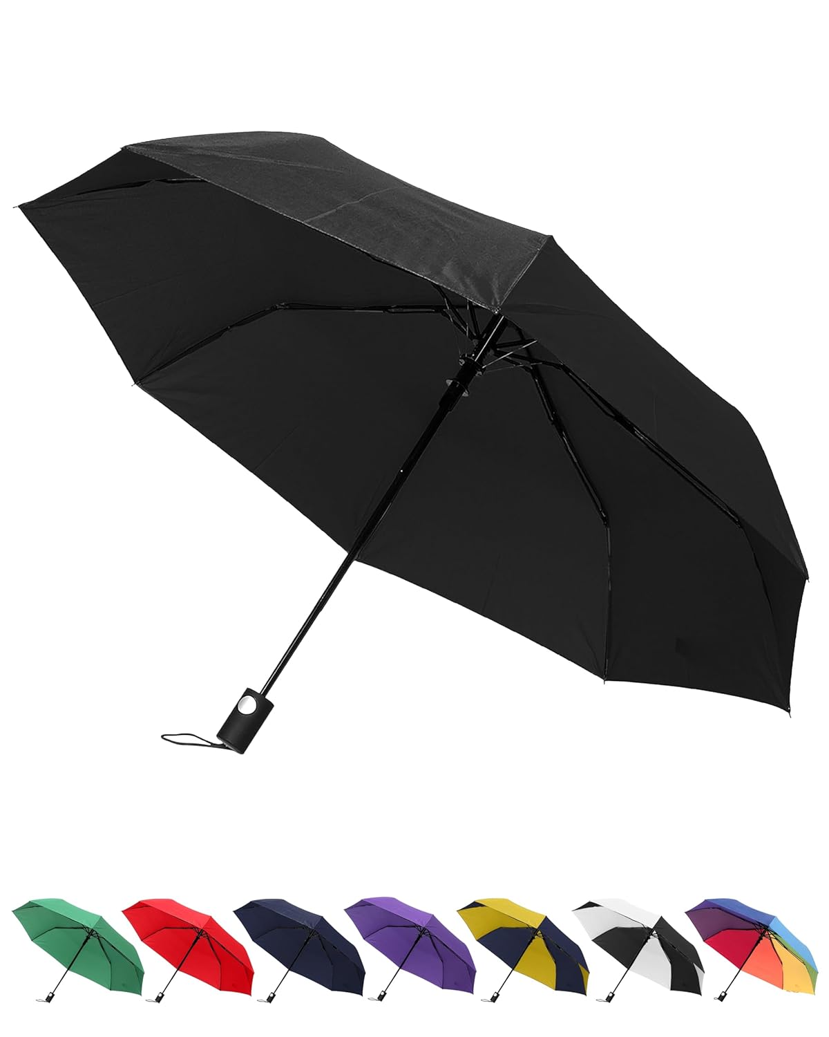 Parquet Auto Open Telescopic Compact Umbrella