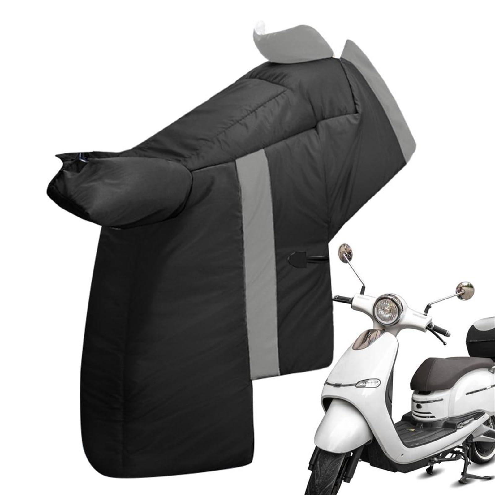 Couvre Jambe Scooter Tablier Coupe-Vent for Moto, De Jambe, Couverture Complète du Corps Pare-Brise, Couvertures Scooter Électrique Les Déplacements(Shoulder Guard Style)