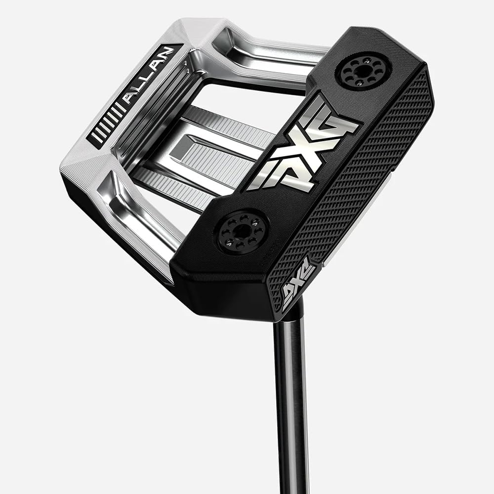 PXG Golf Club Mallet Allan Putter Shaft: Straight Putter Shaft - Chrome Grip: PXG Slant 1.5 R Putter Grip - Black Head Color: Black 34" Right Hand