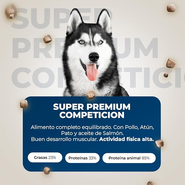 Foto 5 de 7 de Pienso para Perros de Competición - Alto en Proteínas y Grasas para Desarrollo Muscular