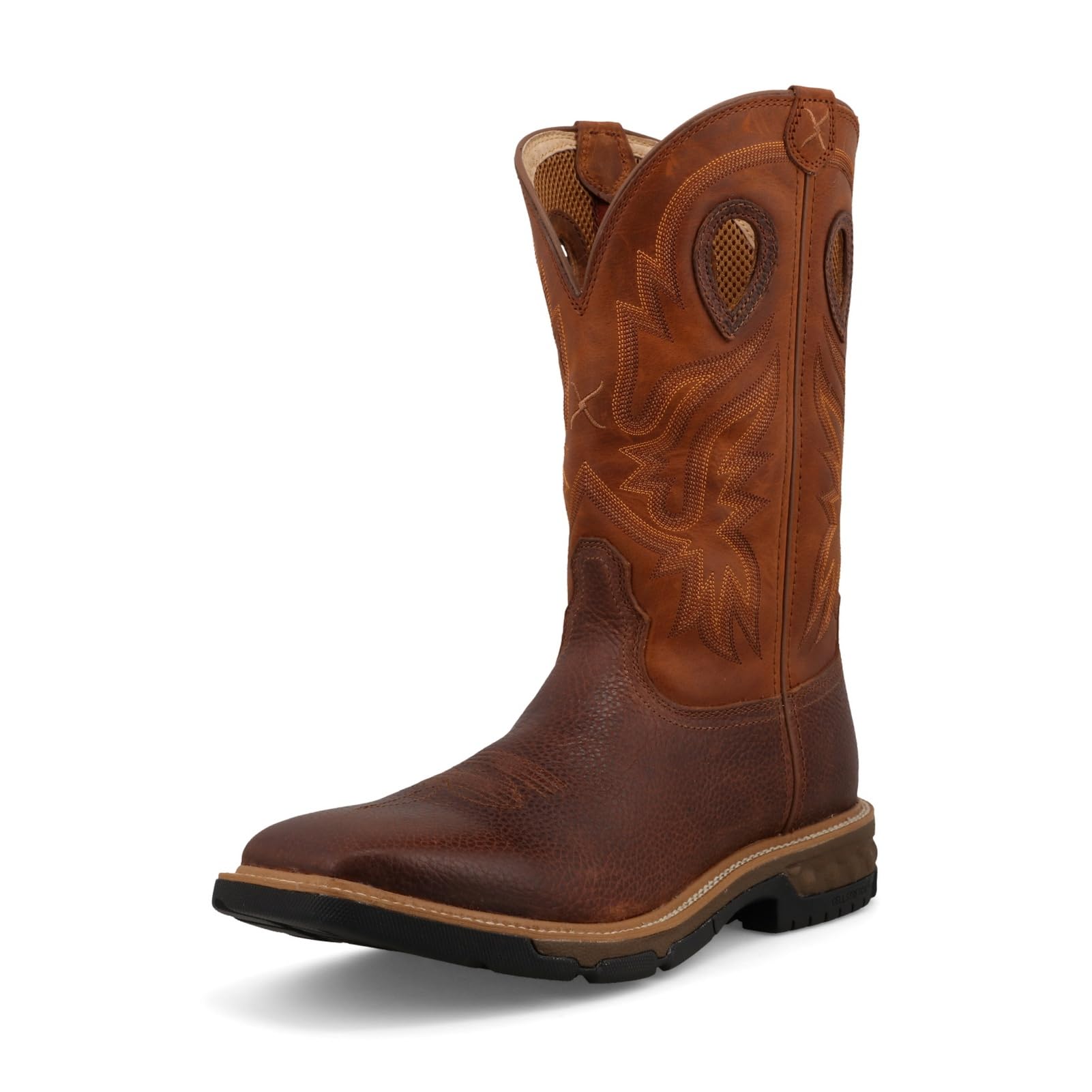 Twisted X Men's 12" Soft Square Toe Western Work Boot