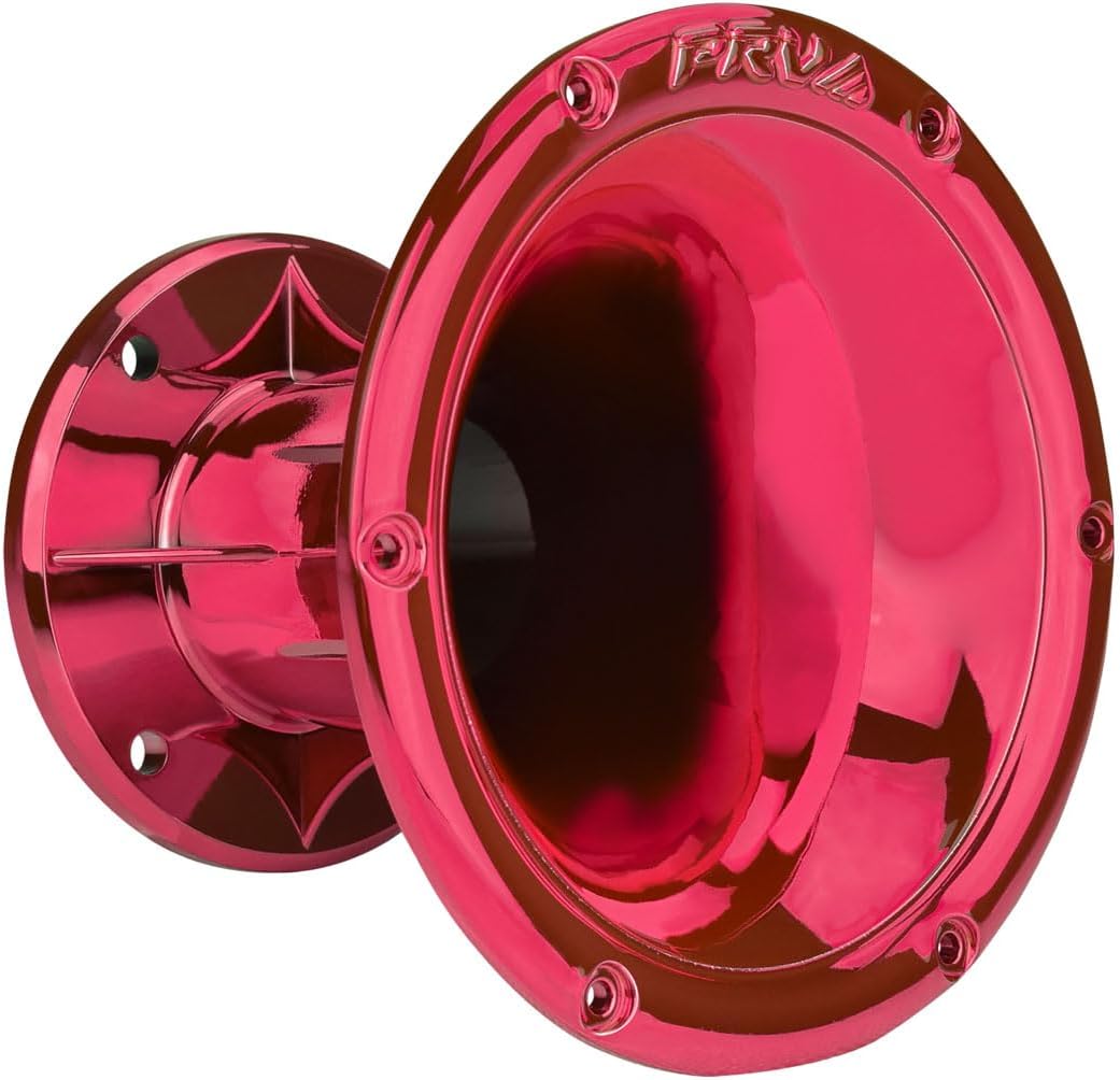 PRV AUDIO 2 Inch Exit Horn Waveguide WGP14-50 PINK CR for Bolt On Compression Drivers - UV Resistant Chrome Finish Driver Guide - Pink Chrome Color (Single)