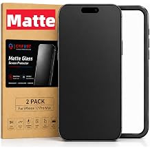 Matte Glass Screen Protector for iPhone 17 Pro Max 6.9inch 2Pack