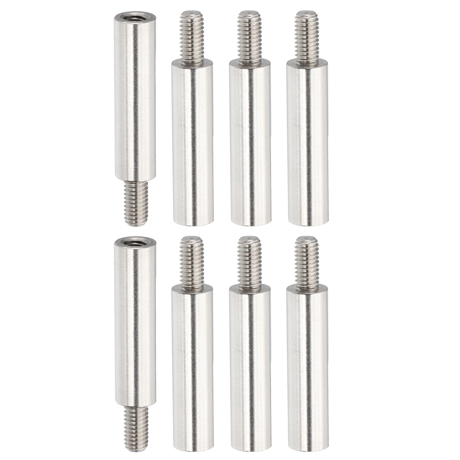 PATIKIL 8 Pcs M3x20+6mm Stainless Steel Standoff Extension Posts Screws,Metric Male Female Thread Adapters Spacer for PCB,Quadcopter Drone,Computer & Circuit Board Assortment Kit