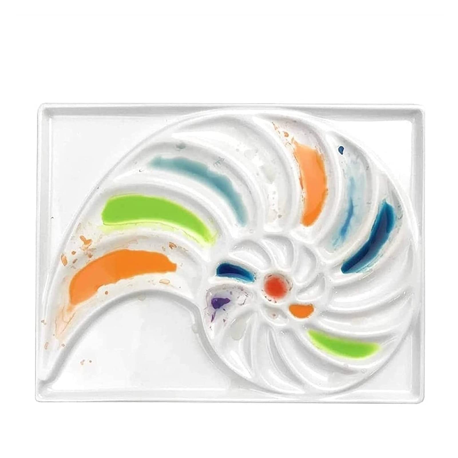 Paleta de cerámica de alta densidad para pintura al óleo