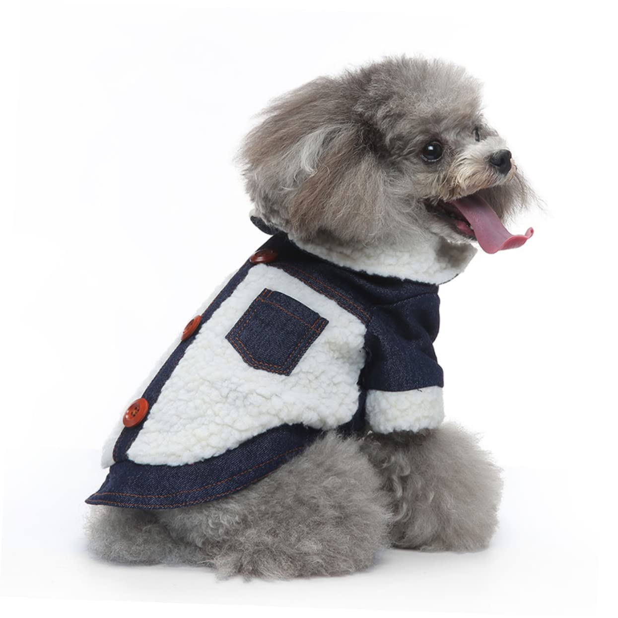 HMJGDHX Abrigo de algodón para Mascotas de Invierno, Ropa cómoda para Perros Que Proporciona Calidez para Paseos al Aire Libre en climas fríos