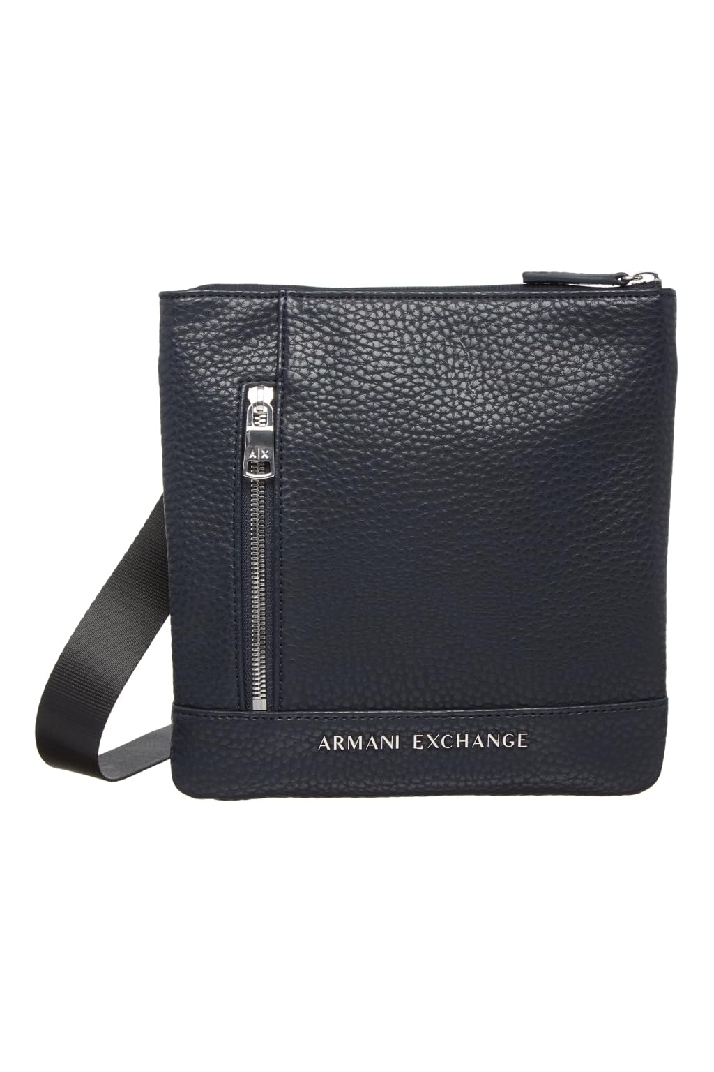 Armani Exchange Men Essential, Capri, Metal Zipped Pocket Flat, Navy Blue, One Size