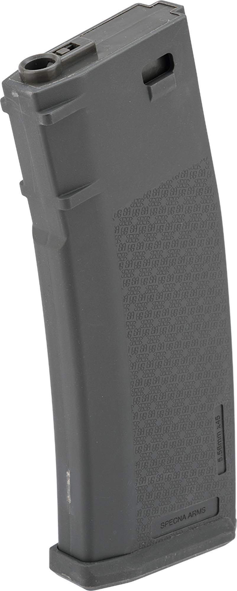Airsoft - Specna Arms 120rd Mid-Cap M4-Style Polymer AEG Airsoft S-Mag (Color: Grey)