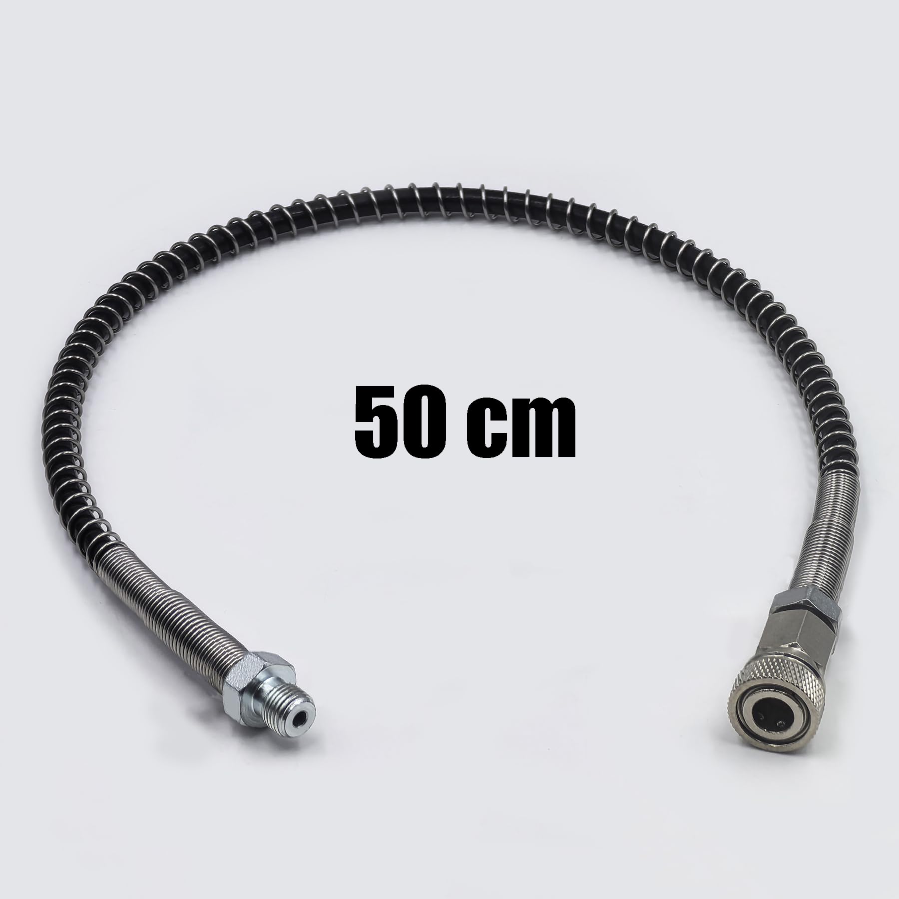 DRYHTEN Adaptador de válvula DIN 4500 psi 300 bar manguera 50 cm calibre dual para carga tanques buceo paintball PCP airsoft cilindro HPA