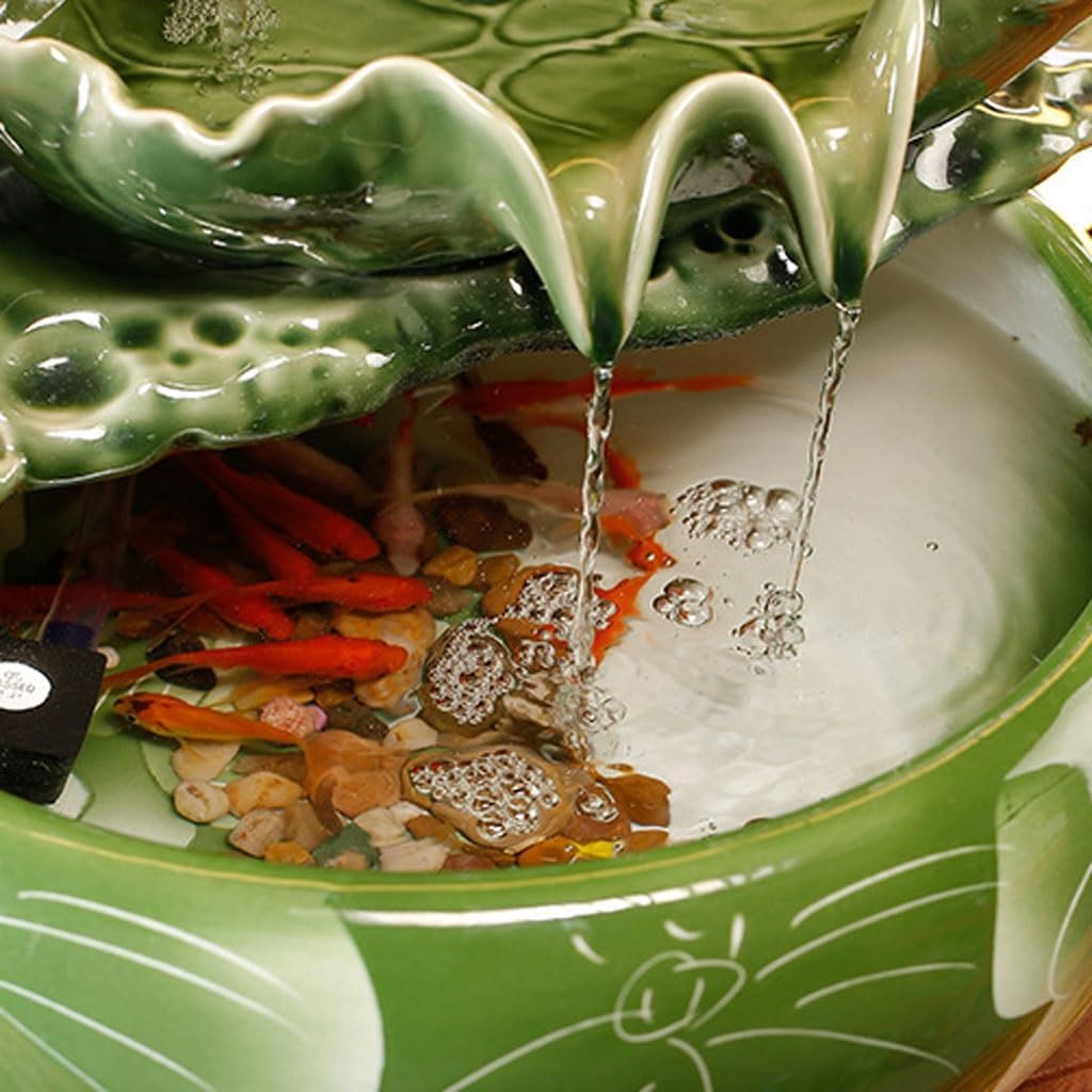 Indoor Fountain Tabletop Fountains Chinese Style Water Ornaments Office Creative Desktop Fountain Ornaments Living Room Porch Decorative Fountain Tabletop Fountain