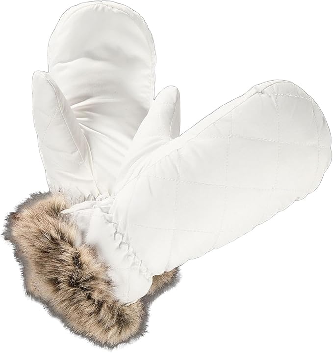 Guanti Invernali Donna Black Crevice - Impermeabili, Imbottiti Con Polsino In Pelliccia - Foto 3