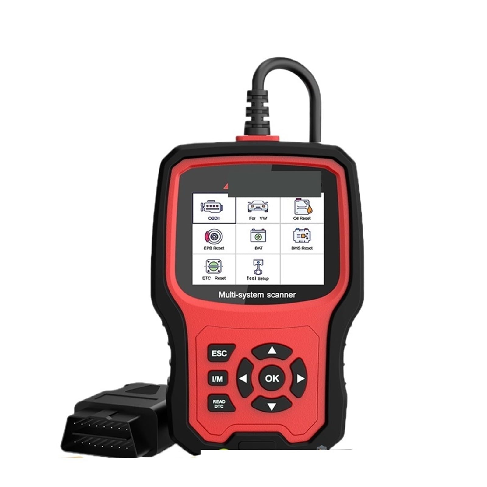 Narzędzia diagnostyczne VD700 Skaner OBD2 Pełny system Czytnik kodów ABS EPB TPMS DPF,Przyjazny dla użytkownika