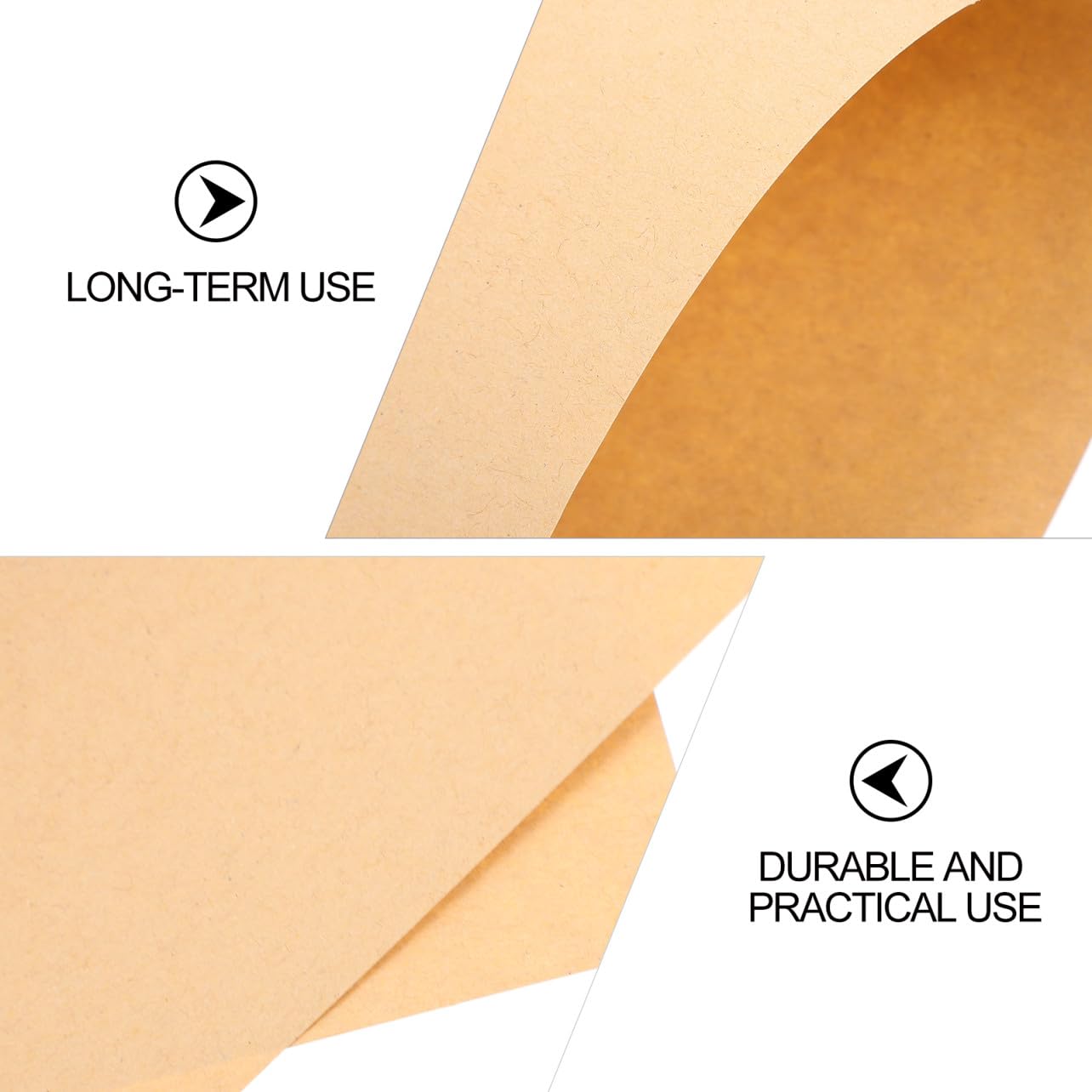Gadpiparty 100pezzi Carta Kraft Quadrata per Pittura Decorazioni Fai da Te Pannelli Rigidi per Disegno Graffiti Materiali di Buona Qualità