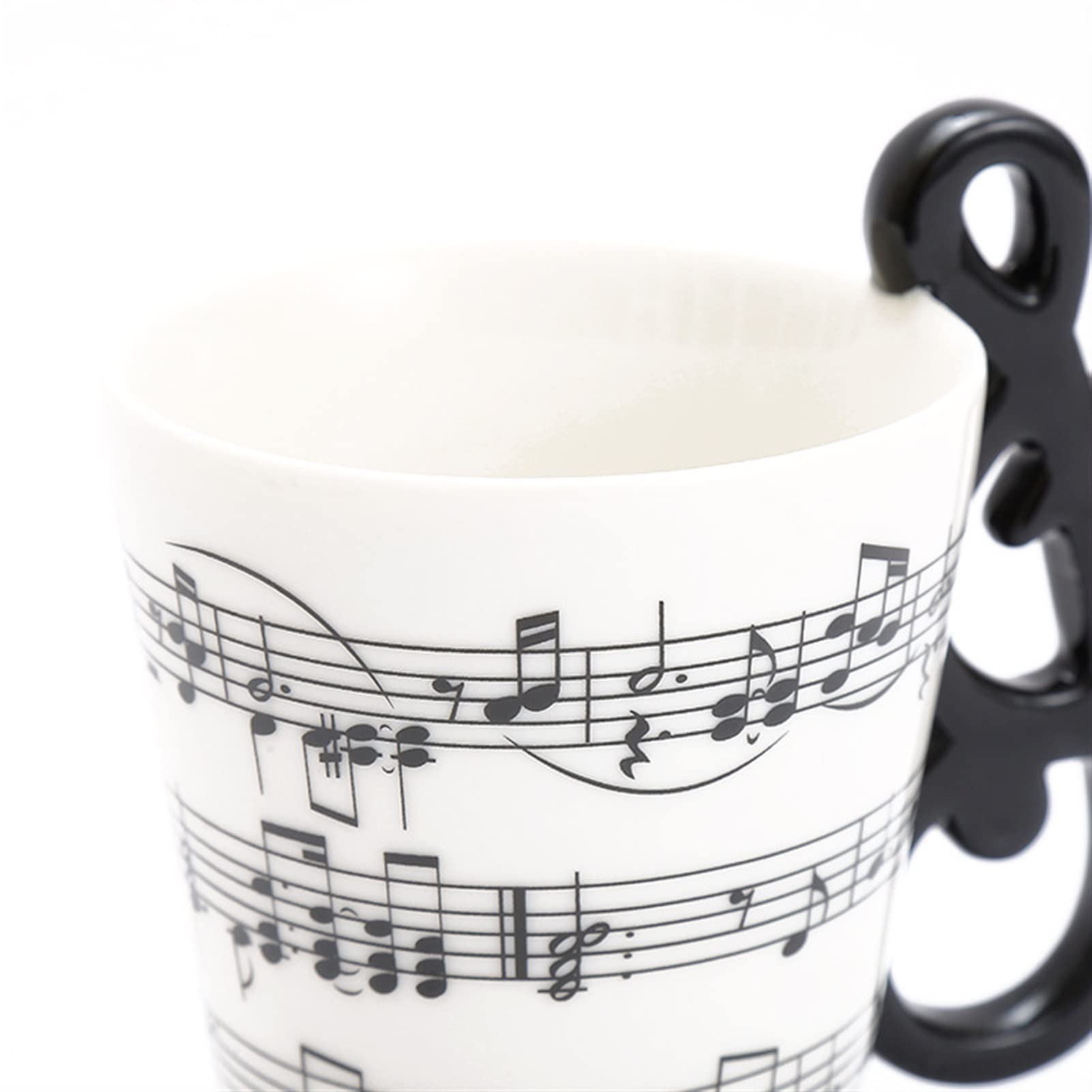 Tazze da tè 370ml MUSICA MUSICA MUSICA Creative Violin Style Guitar Guitar Tazza in ceramica Tazza da caffè Tazza da caffè con manico Tazze da caffè Tazze Novità Regali novità Tazze da infusione