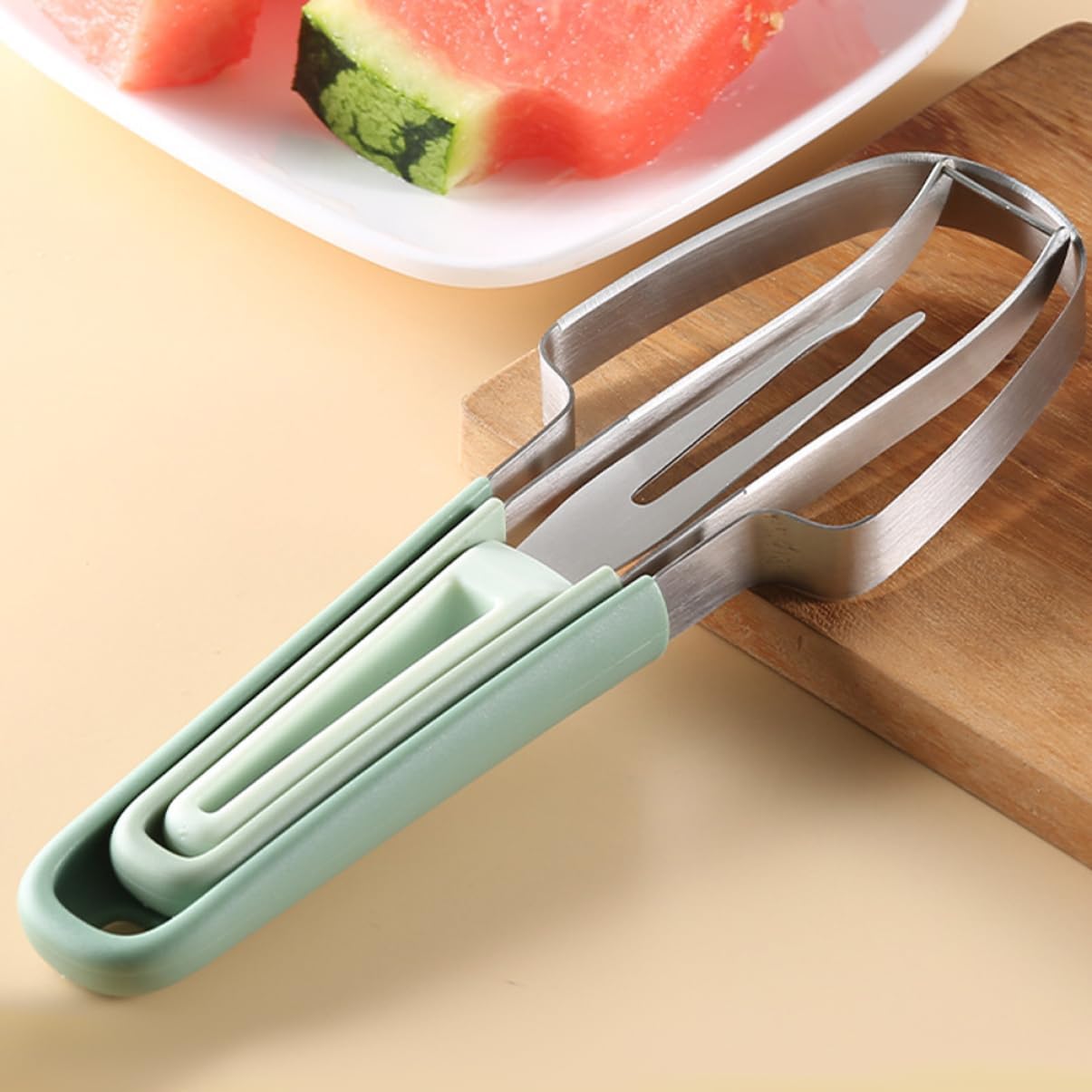 Watermelon Cutting Tool Slicer Cutter Kitchen Accessory Stainless Steel Fruit Slicer