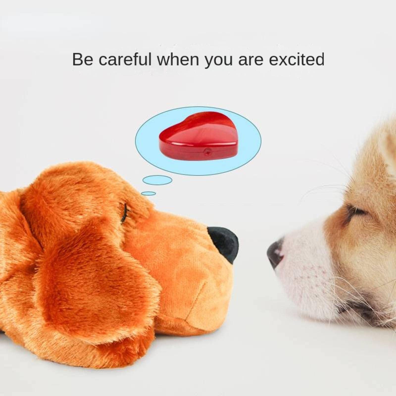 MBETA Pet Comfort - Juguete de peluche para perros con ansiedad y simulación de sueño, latido del corazón