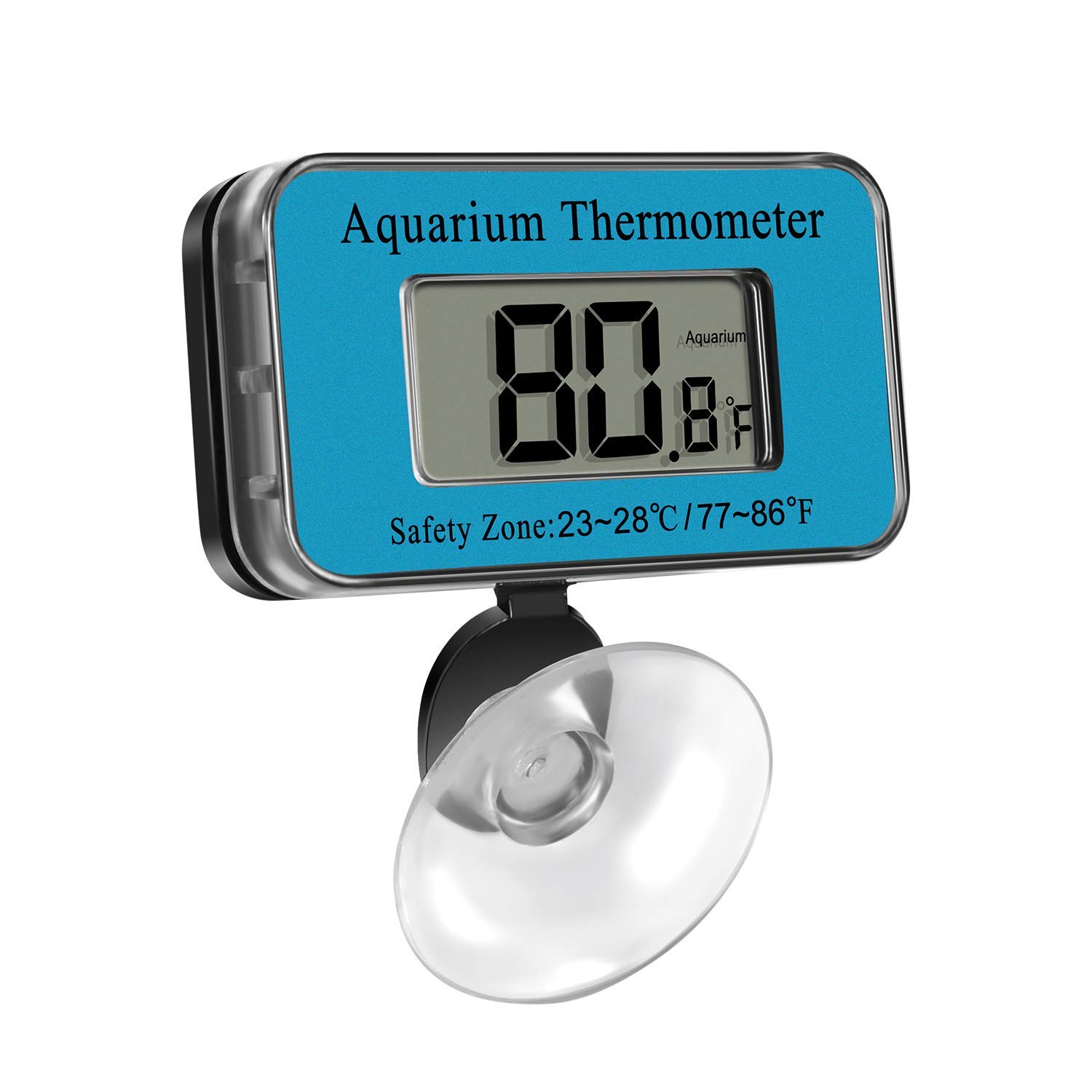 Sagar Aquarium Digital LCD Aquarium Thermometer with Suction Cup Waterproof Mini Indoor Fish Tank Thermometer Temperature Measurement Display Aquarium Accessories (B09Y3FDWS4) Amazon Price History, Amazon Price Tracker