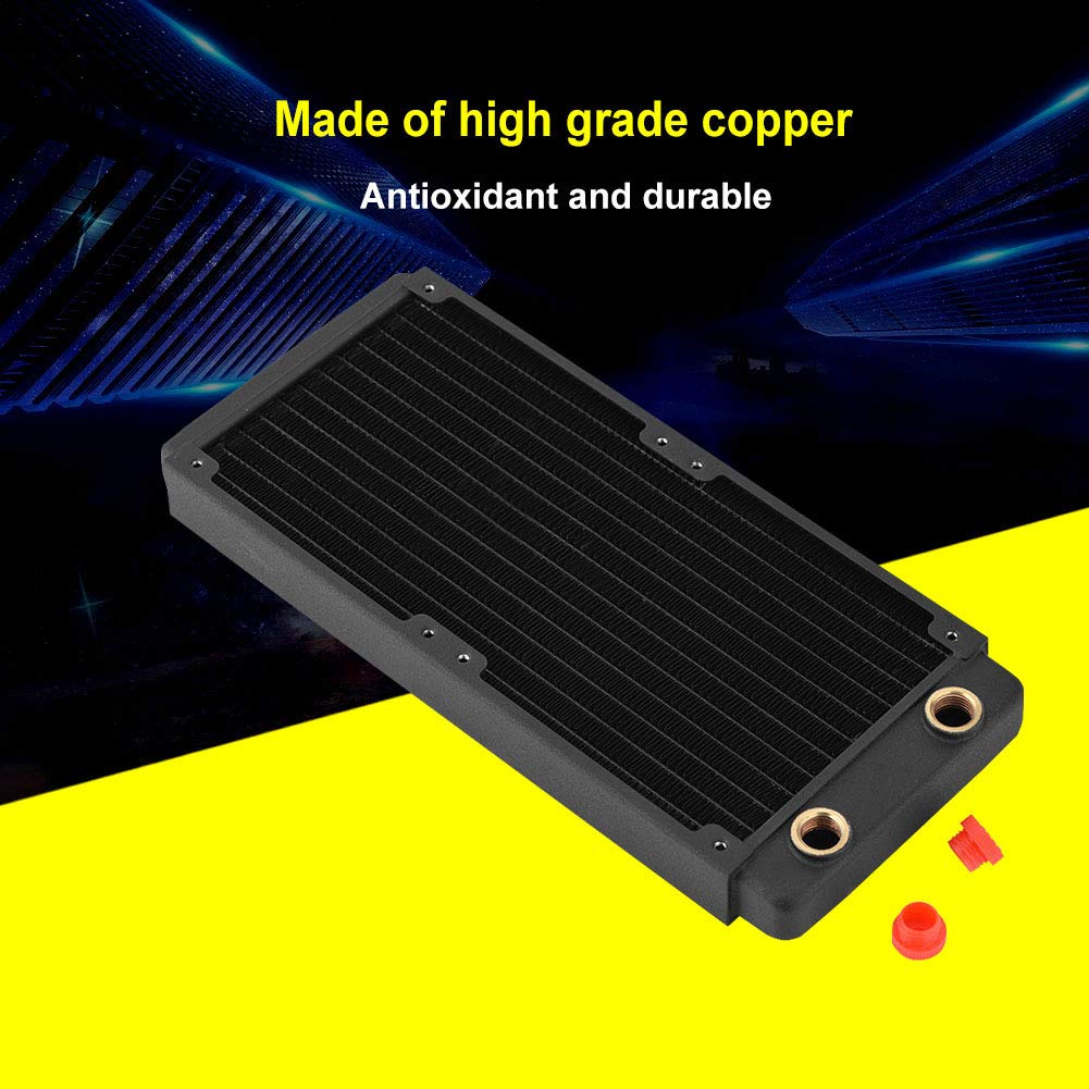 360mm Radiatore in Rame Dissipatore di Calore Scambiatore di Calore a Liquido Raffreddamento ad Acqua per Computer meccanismo di Raffreddamento Efficiente ad Alte (240 mm)