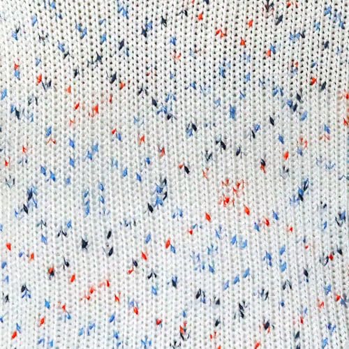 Image of Makromecity Softee Baby Yarn,%100 Premium Anti-Pilling Acrylic, 3.5 Oz, 273 yd (100gr /250 mt), Soft Yarn for Crocheting and Knitting (Sailor Speckle, 1 Skein)