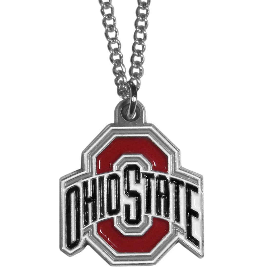 NCAA Siskiyou Sports Fan Shop Ohio State Buckeyes Chain Necklace 22 inch Team Color