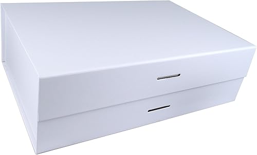 PACK2PACK Caja de regalo plegable de alta calidad con cinta extraíble, caja plegable con cierre magnético, bodas, despedidas de soltera, regalos