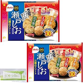 【人気商品まとめ買い】栗山米菓 瀬戸の汐揚アソート 30枚 × 2袋 世界で最も環境に優しい紙おしぼりセット