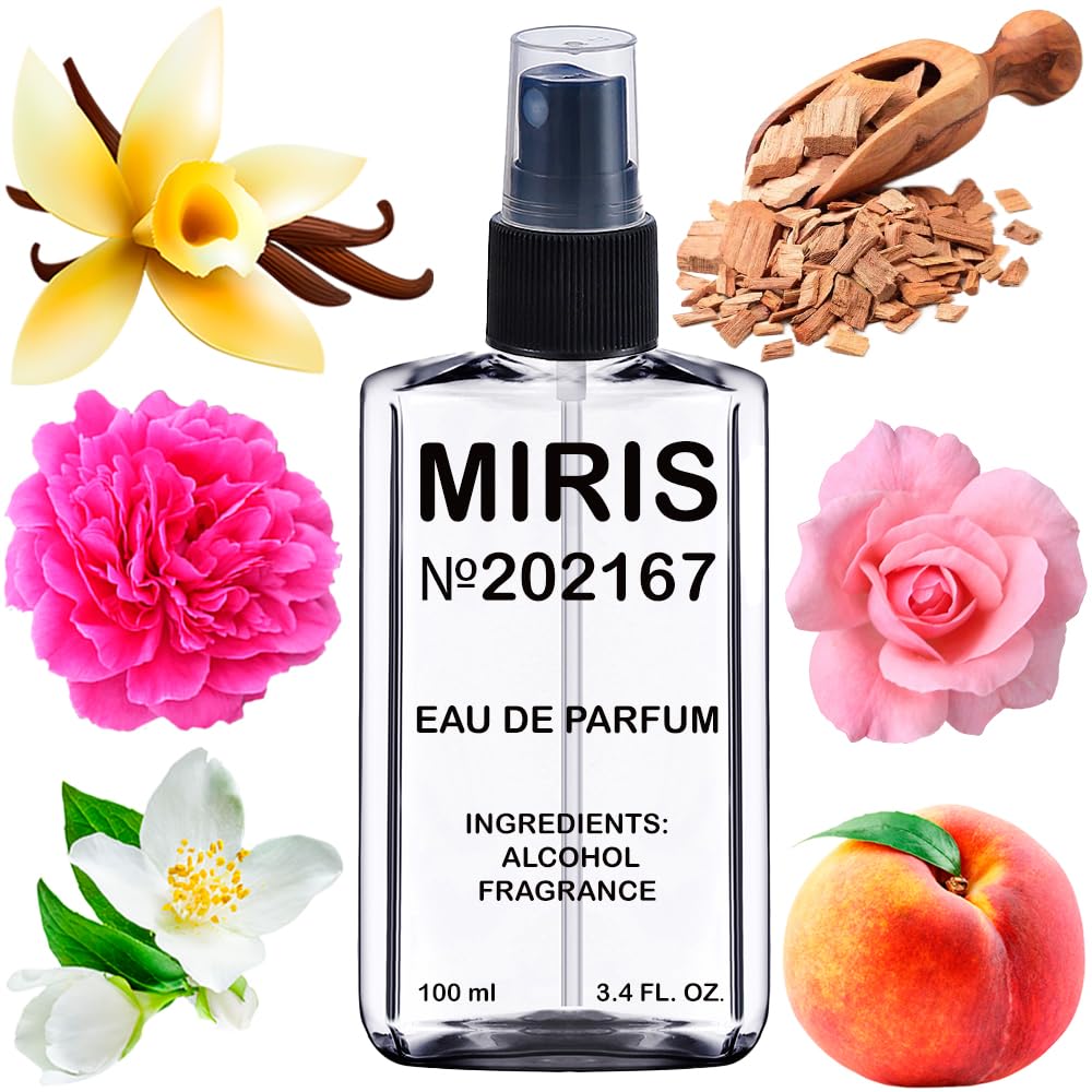 MIRIS No. 202167, Inspired by Sweet Peony, Long-Lasting Eau de Parfum for Women, Spray 3.4 Fl Oz / 100 ml