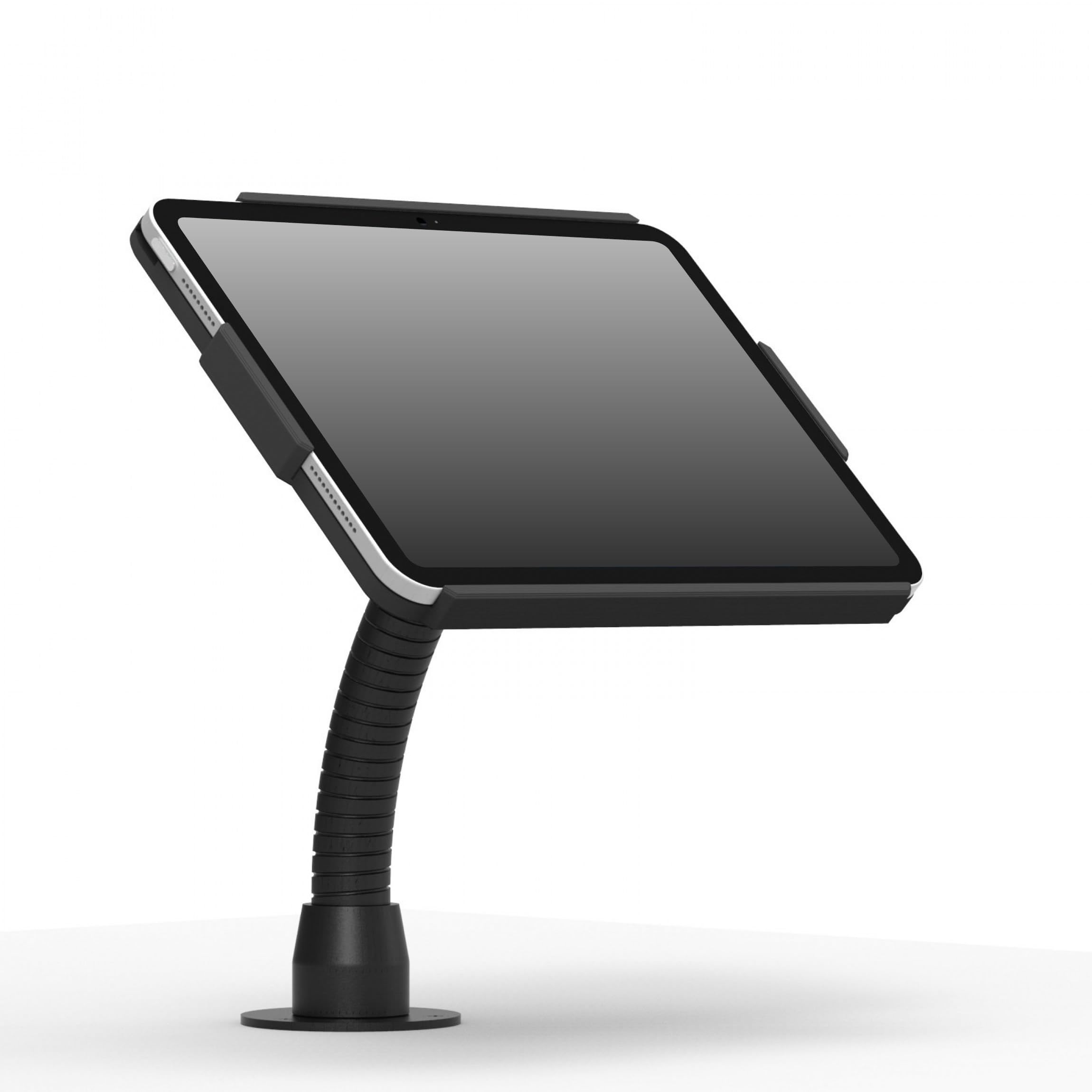 VidaMount Black Open Enclosure and Flexible Desk/Wall Surface Mount [Bundle] Compatible with Amazon Fire 7