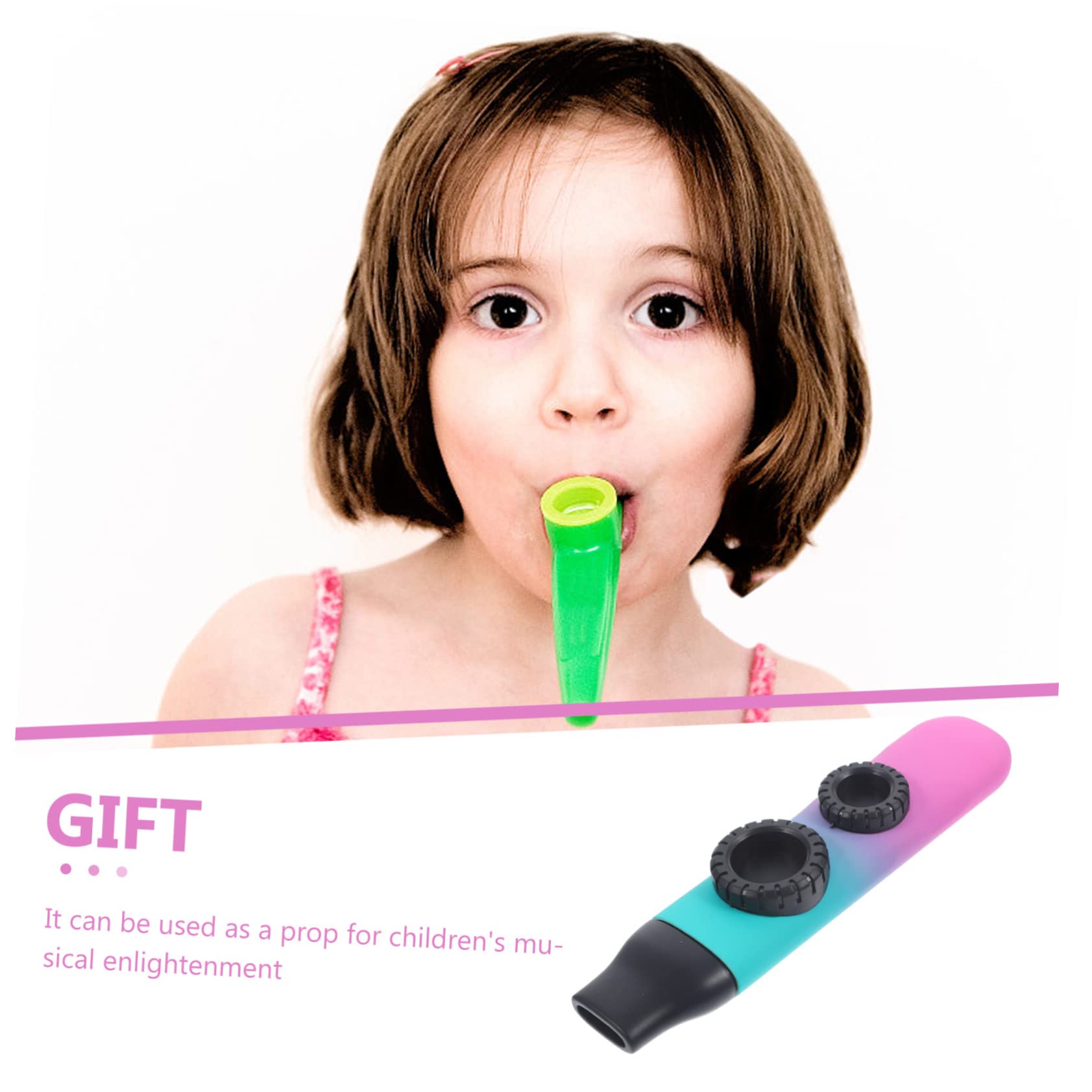 BESTonZON 3ensembles Kazoo Professionnel Réglable à Double Sécable Pour Ukulélé Et Guitare Instrument Musical Pour Adultes