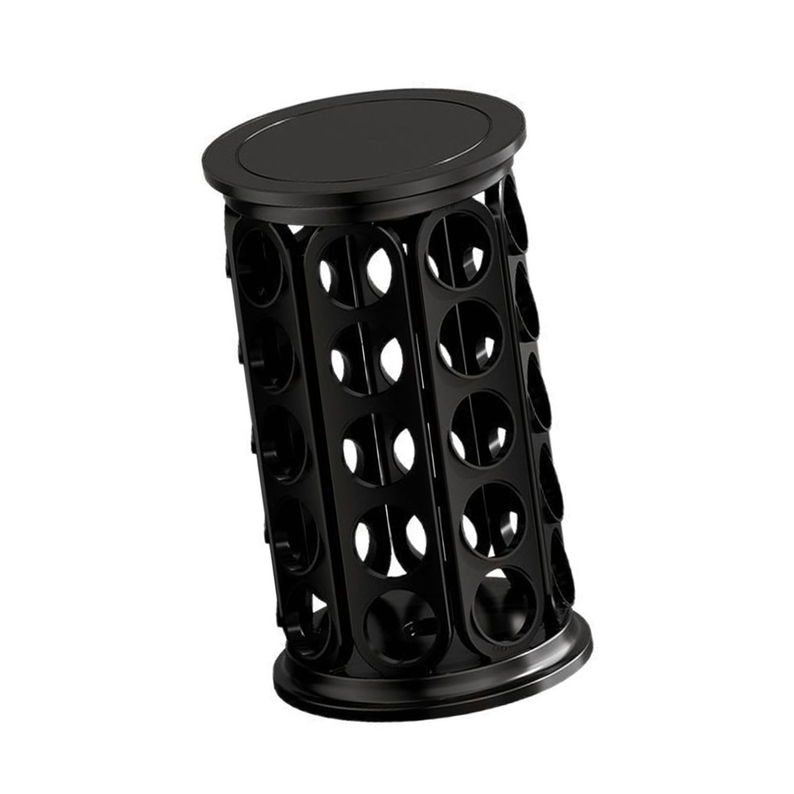 HDOYTXXM 40 Count Rotating Coffee Pods Storage Rack ABS Organiser for Home 360 Degree Rotating Countertop Stand ABS Coffee Pods Dispenser Stand