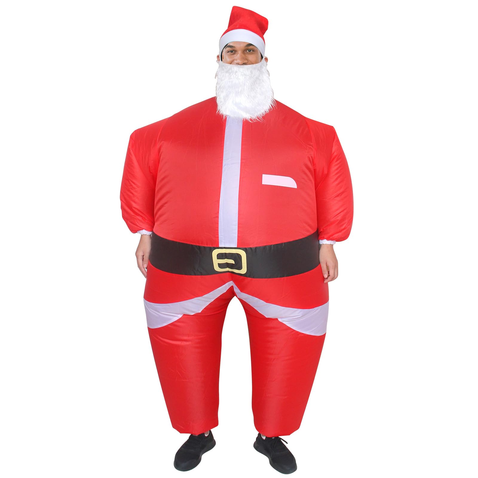 Morph Heren Super Deluxe Kerstman kostuum Kerstman pak feestelijke outfit, x-groß