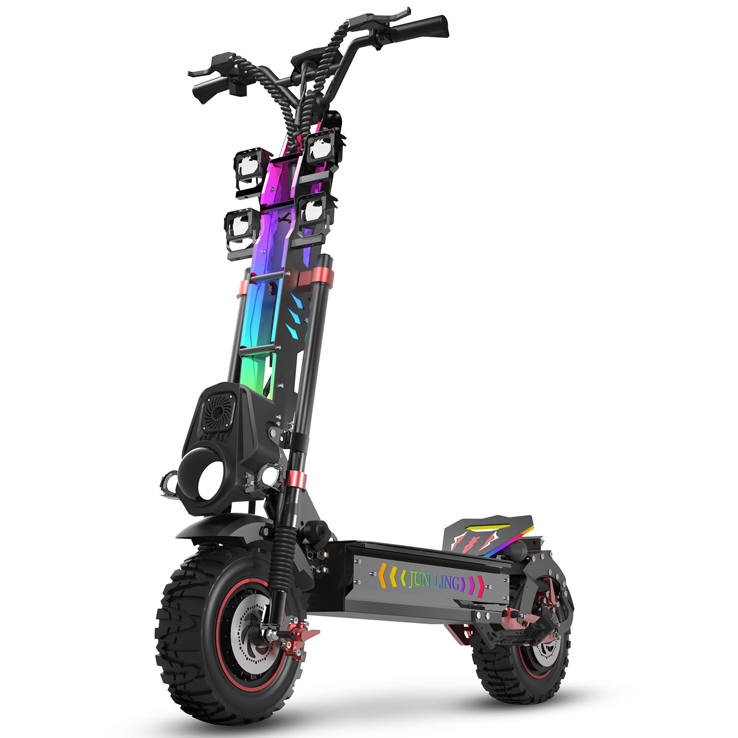 Offroad Electric Scooter - 55 MPH High-Performance 10000W Fastest Dual Motor 13 Off Road Tires 75-Mile Long Range