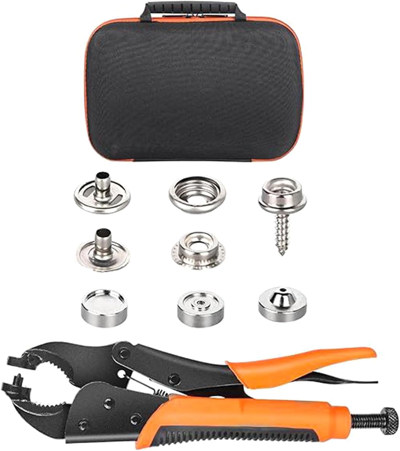 スナップ ファスナー プライヤー 調節可能な取り付けツール プライヤー キャンバス タープ用ファスナー ツール セット 調節可能なセ