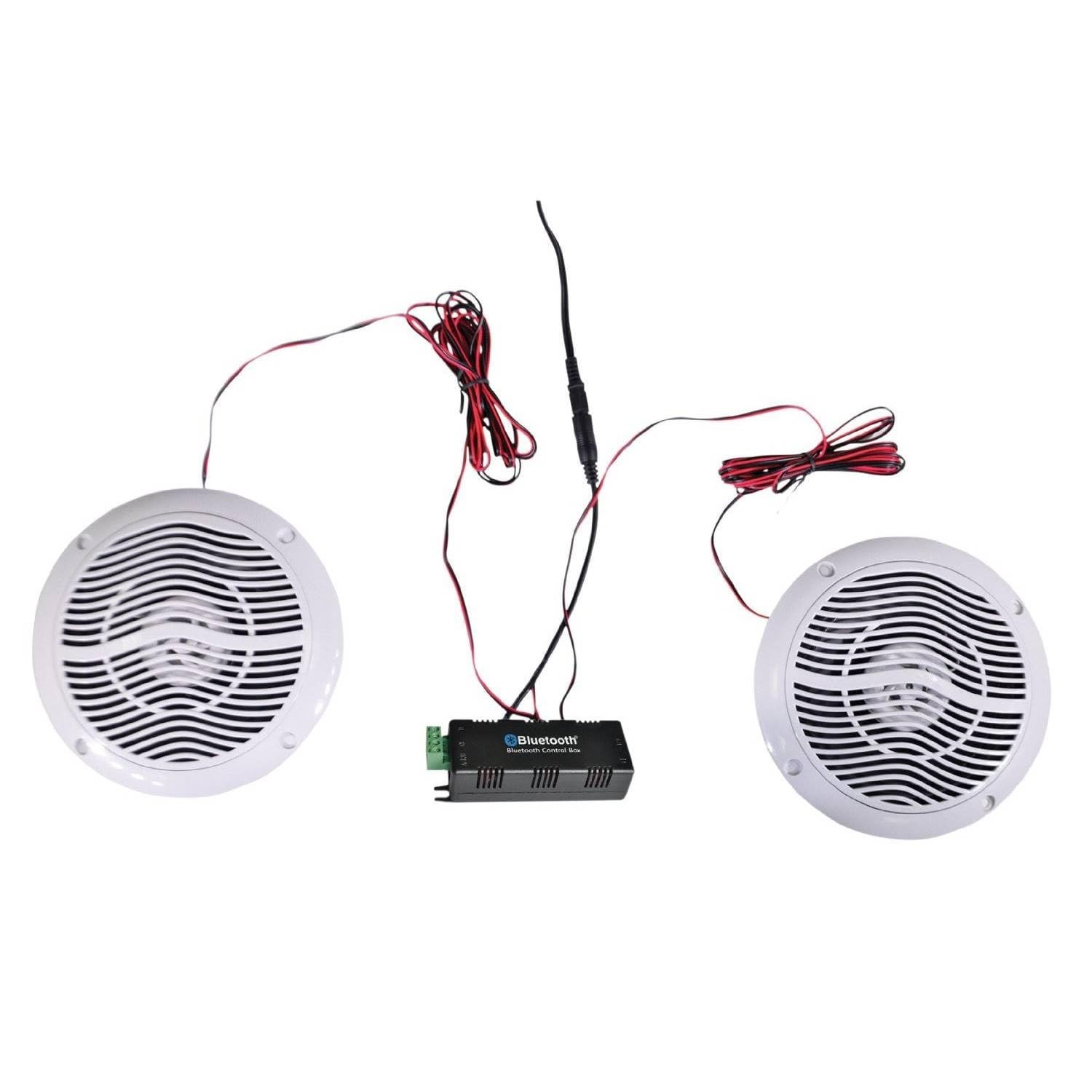 Kit Haut-Parleurs B402BL 2x15W de Plafond avec Bluetooth+Clé USB 32G