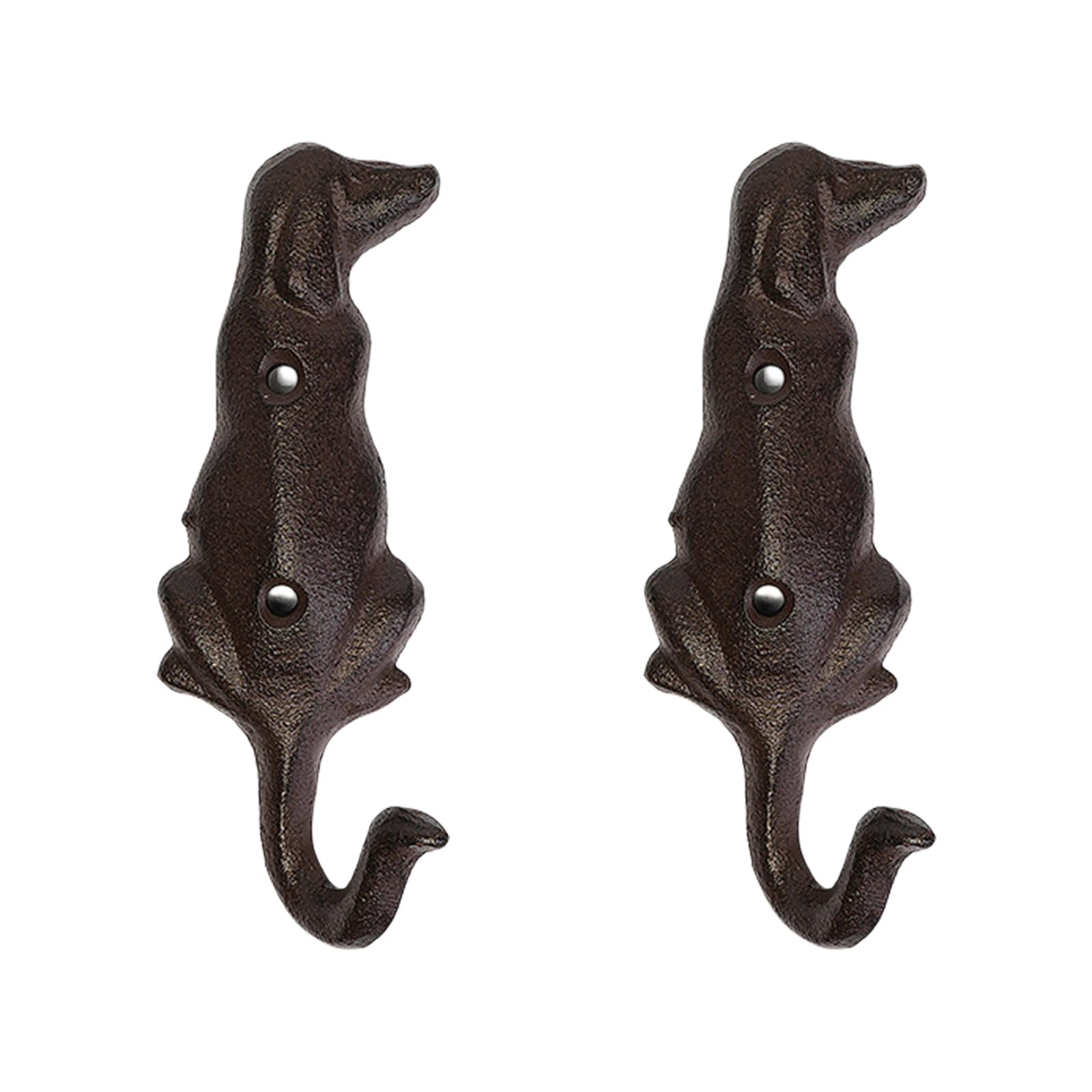 Tertioi Oh! Rustproof Dog Themed Hangers With Sturdy Iron Back Hooks Add Personality And Functionality To Any Room Tail Hanger