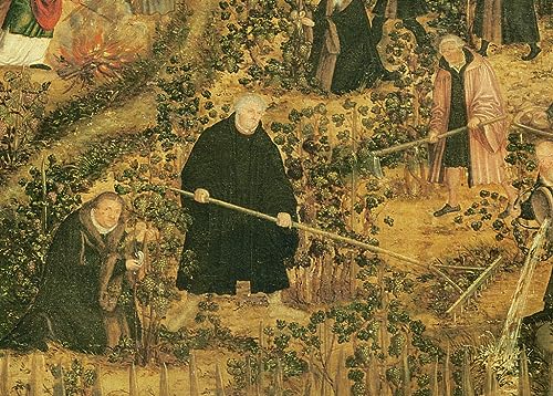 La Vigne du Seigneur Lucas Cranach Toile Murale 60x90cm Décoration