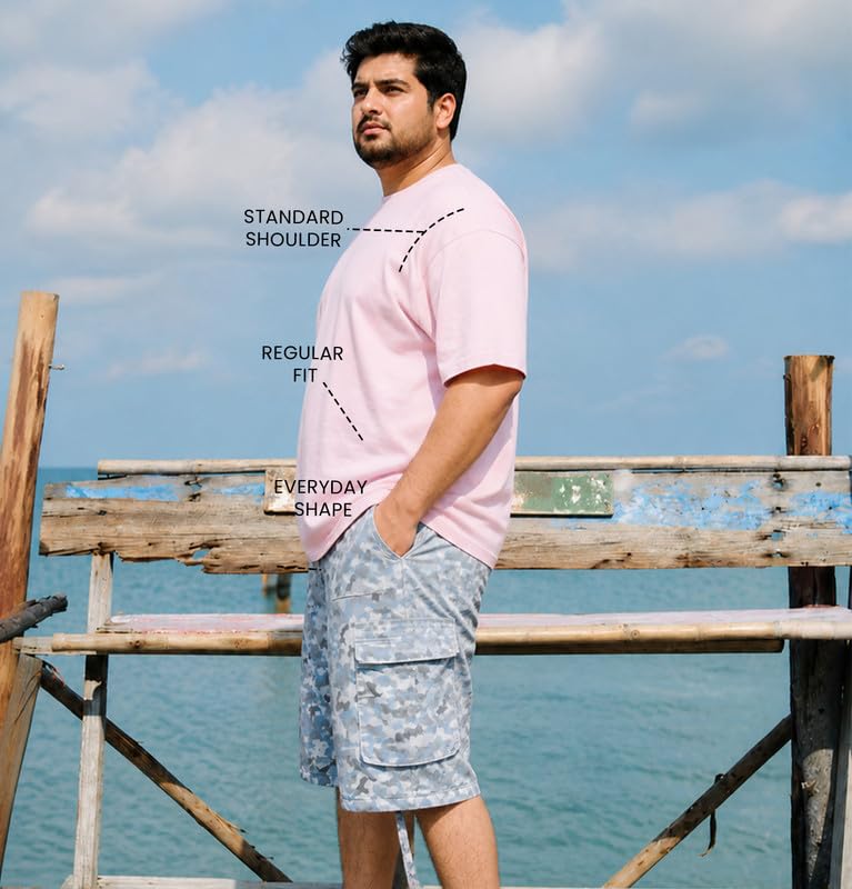 Image of Sleepynuts Men's Everyday Wear Crew Neck Regular Fit T-Shirt | Half Sleeve Solid Plain Casual T-Shirt for Men | Soft Breathable Fabric |