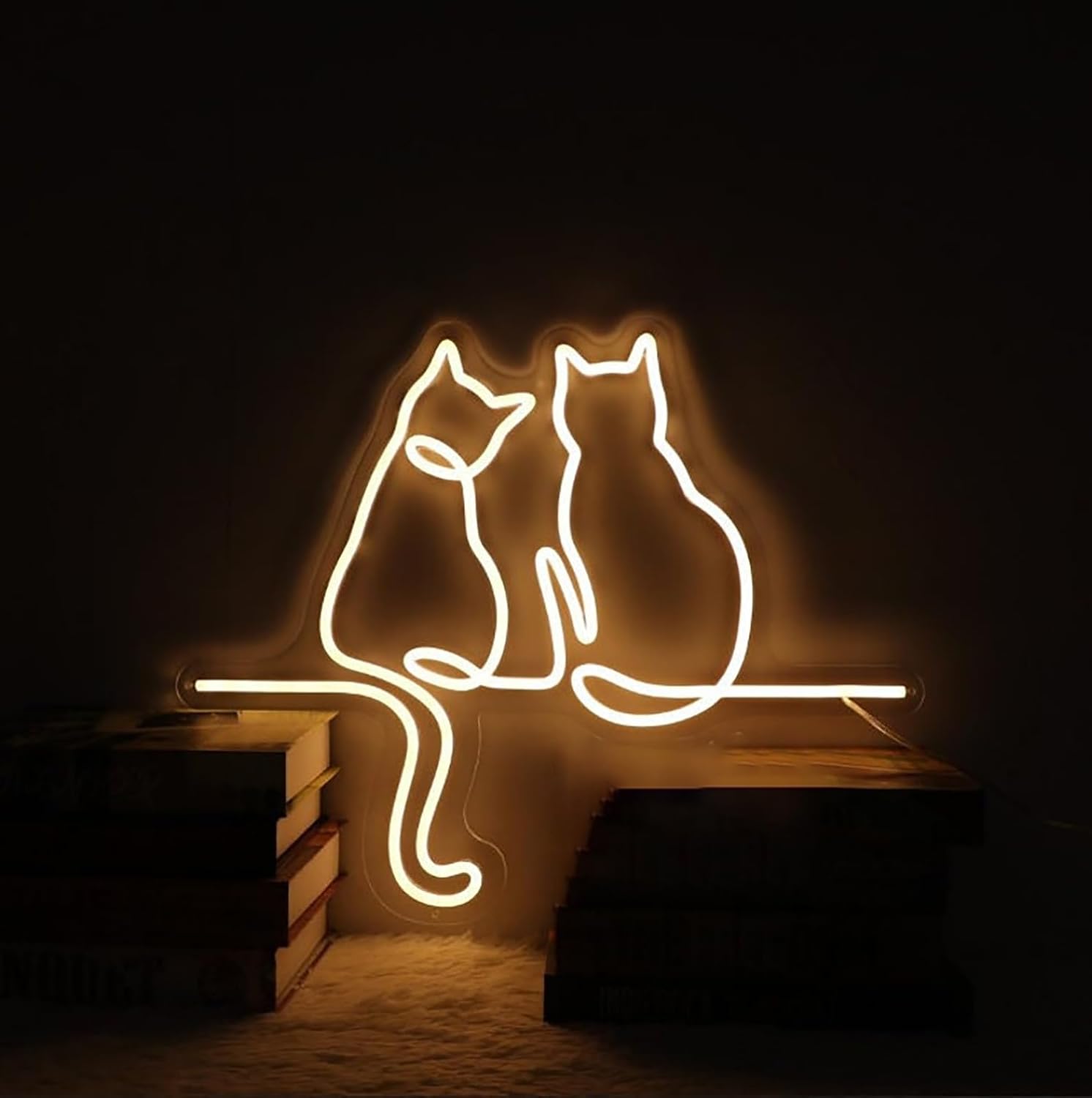 Egg LED Neon Sign for Wall Decor USB Adjustable Brightness Living Room Bars Barbers Pub Wedding Party Salon Club Gatherings Gaming Room Man Cave Halloween Christmas Birthday Art Wall Decor