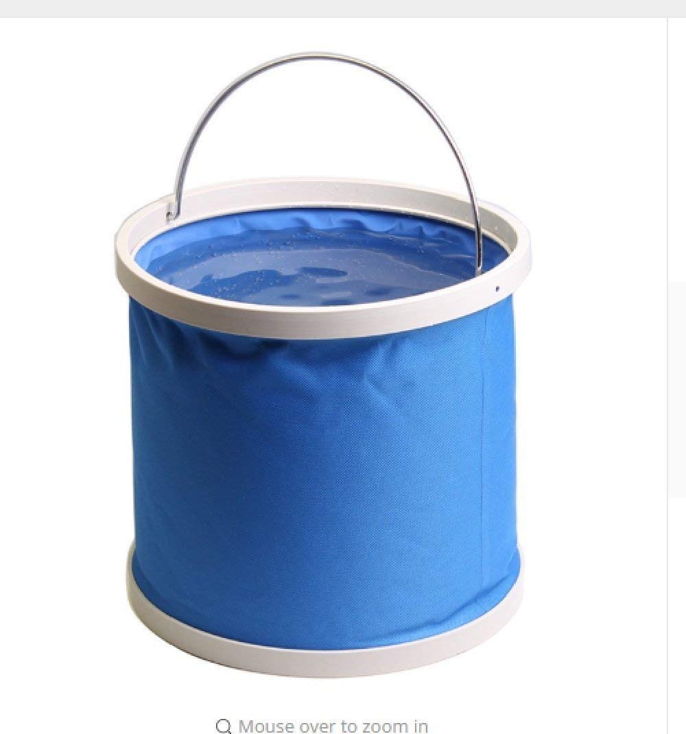 Portable Foldable Collapsible Foldaway Bucket Water Pail for Outdoor Camping/Car Washing/Fishing/Hiking