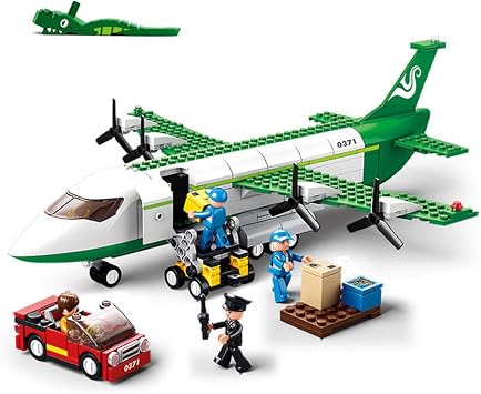 Building Blocks City Airplane Station Toy for 6-12 Years Old Boys,City Airport Building Kits Kids Toys STEM Learning Building Bricks Helicoper Birthday Gift for 6-12 Children 383 Pieces