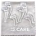 High Quality Clear Anti-Slip Glasses Silicone Ear Hook Retainer- 4 Pairs (2 Different Sizes) + 1 Microfiber Cleaning Cloth
