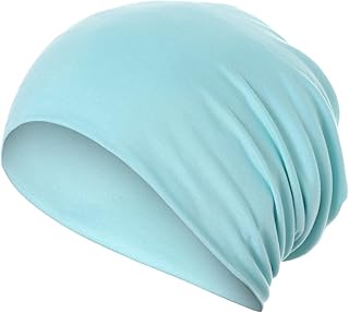 Cotton Slouchy Beanie for Men Women Chemo Headwear Soft Sleep Caps Skull Cap Hats