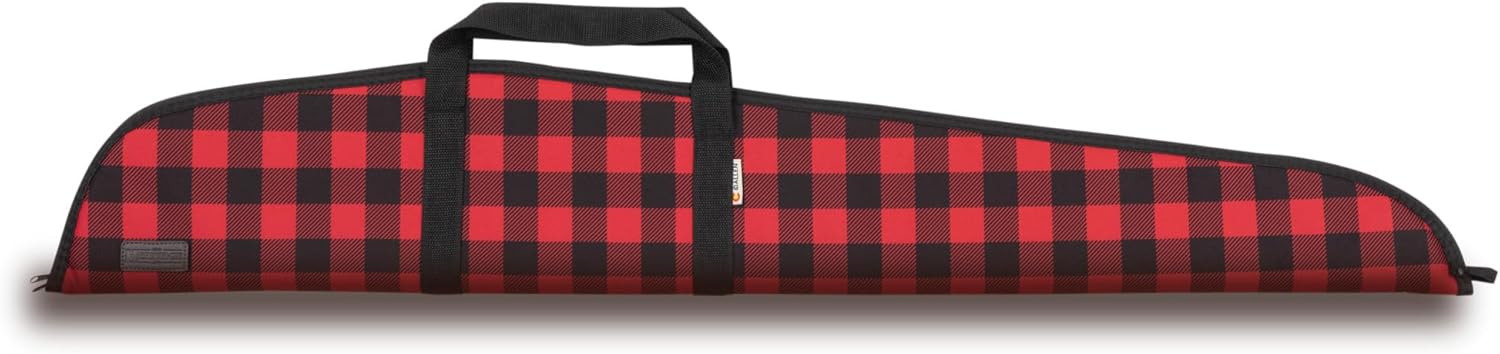 Allen Company Lakewood Heritage Rifle and Shotgun Gun Case, Universal, Red, 46 and 52 inches, Lockable with Thick Padding, Buffalo Plaid, Made in The USA