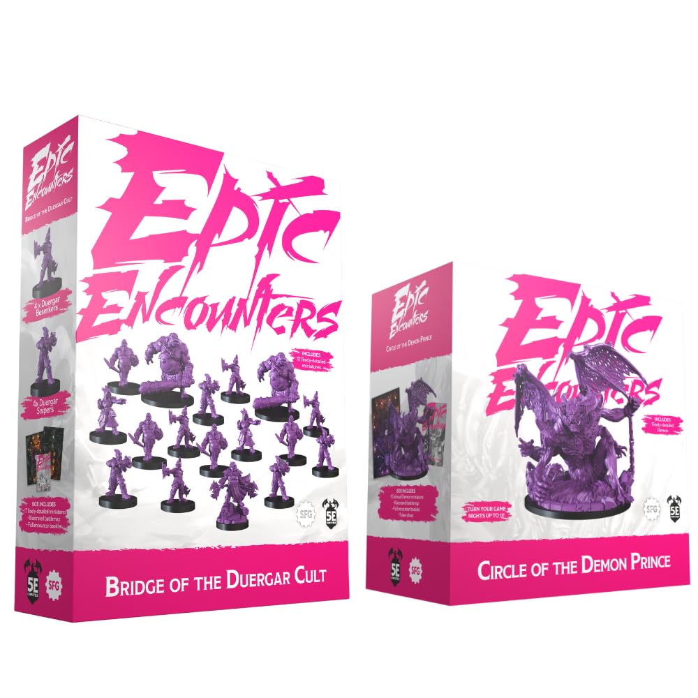 Steamforged Games Epic Encounters: Circle of The Demon Prince & Bridge of The Duergar Cult