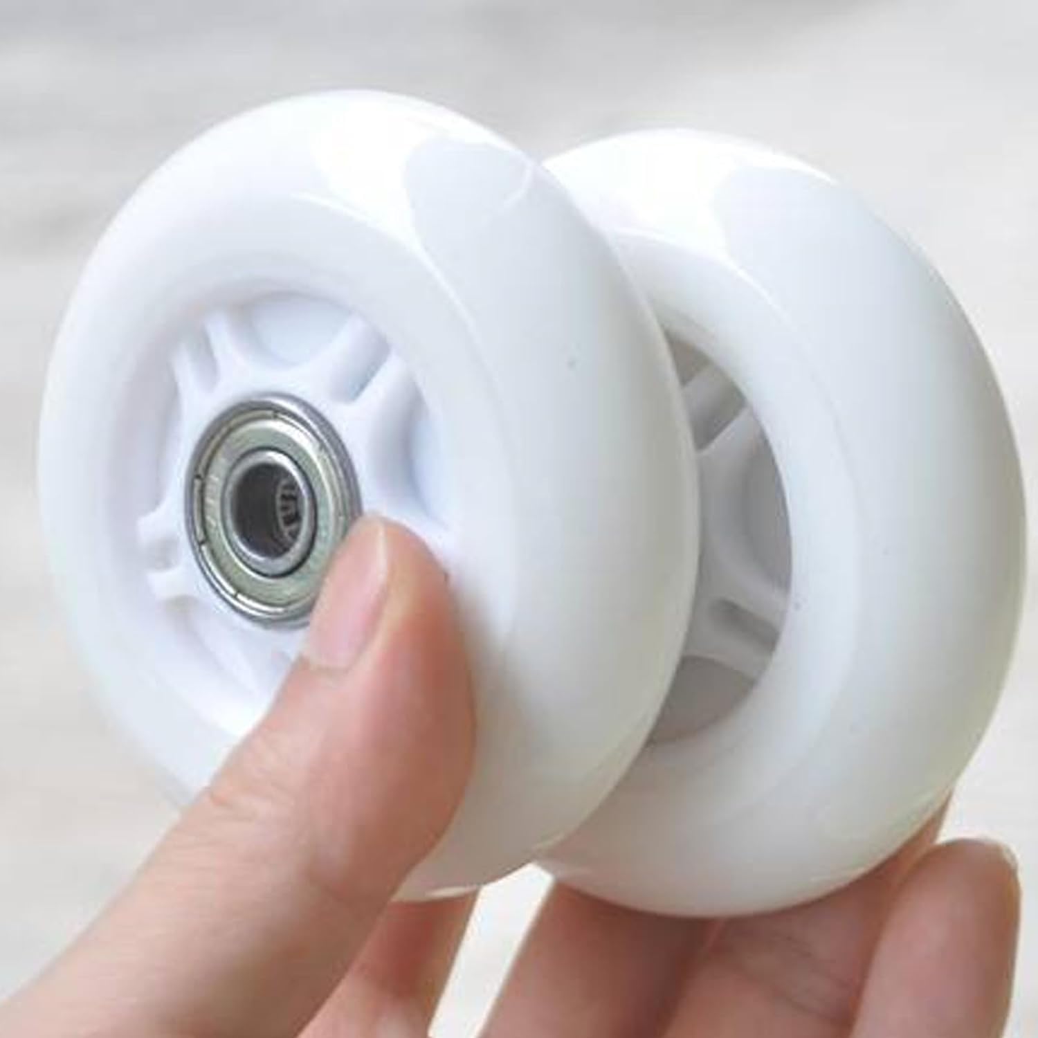 Roues de Patins à Roues alignées 64 mm/70 mm/72 mm, dureté 82A, pour Roues de Rechange de Hockey en Ligne en extérieur avec roulements, Lot de 8, 72 mm