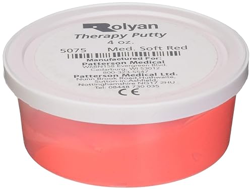 Miniatura 5 de Sammons Preston Master Pack, masilla de terapia para ejercicios de fisioterapia, agarre de mano y entrenamiento de fuerza, para alivio del estrés y