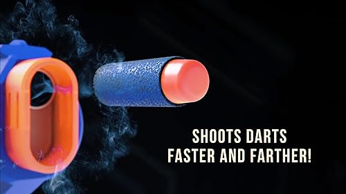 Miniatura 7 de Rekt Jury Revolver - Pistola de dardos de espuma con CO2, color rojo